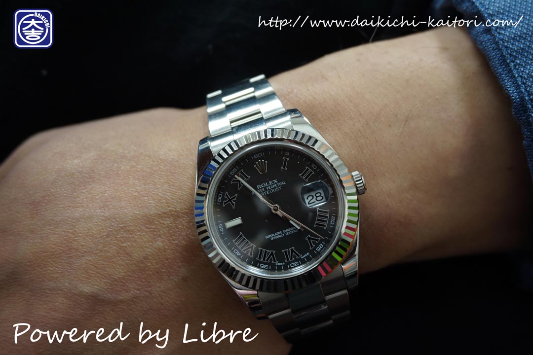 ROLEX  ロレックス デイトジャスト V番 時計 116334 ブランド 買取 浜松市