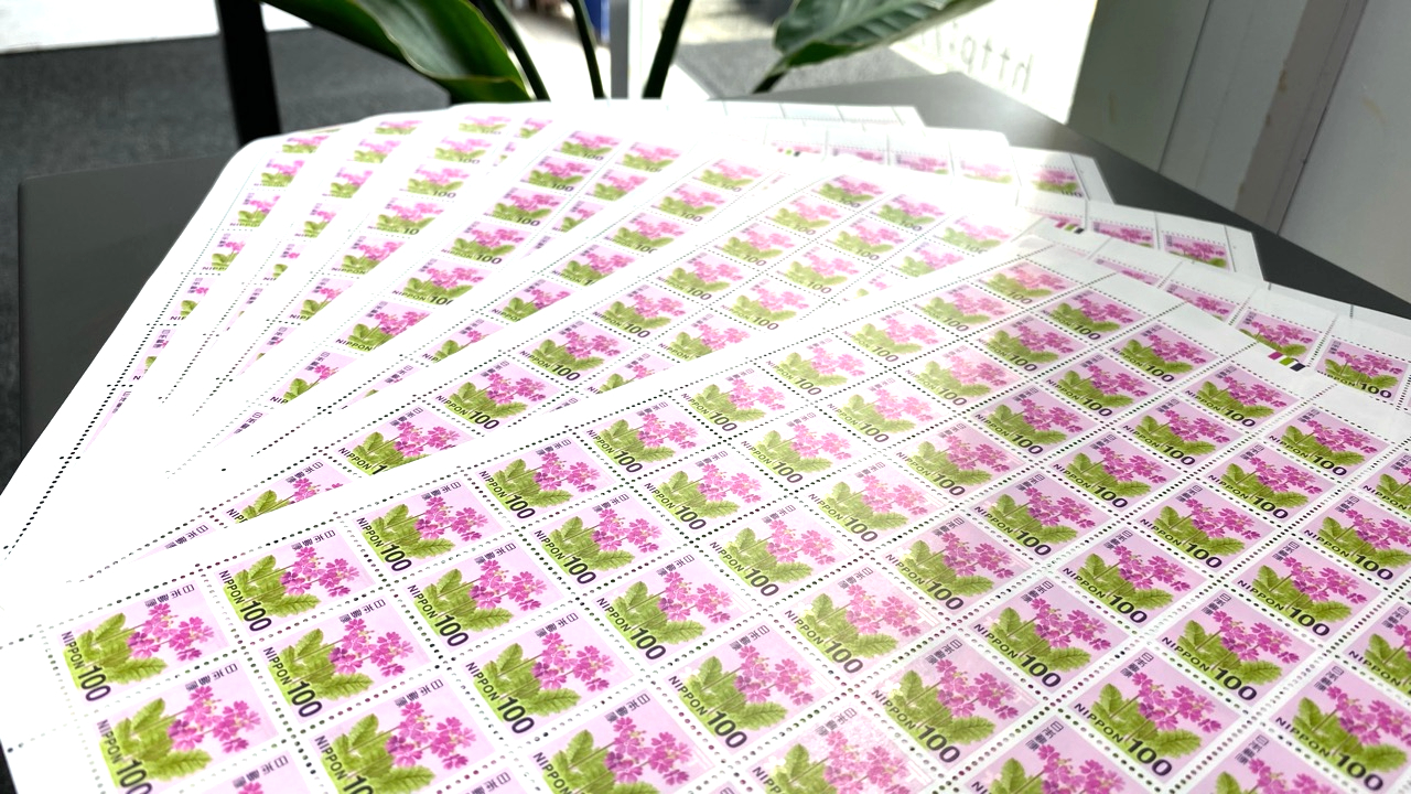 Stamp 切手 切手シート 普通切手 100円切手