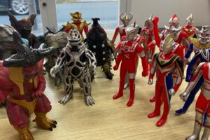 ウルトラマンと怪獣のソフビ（フィギュア）