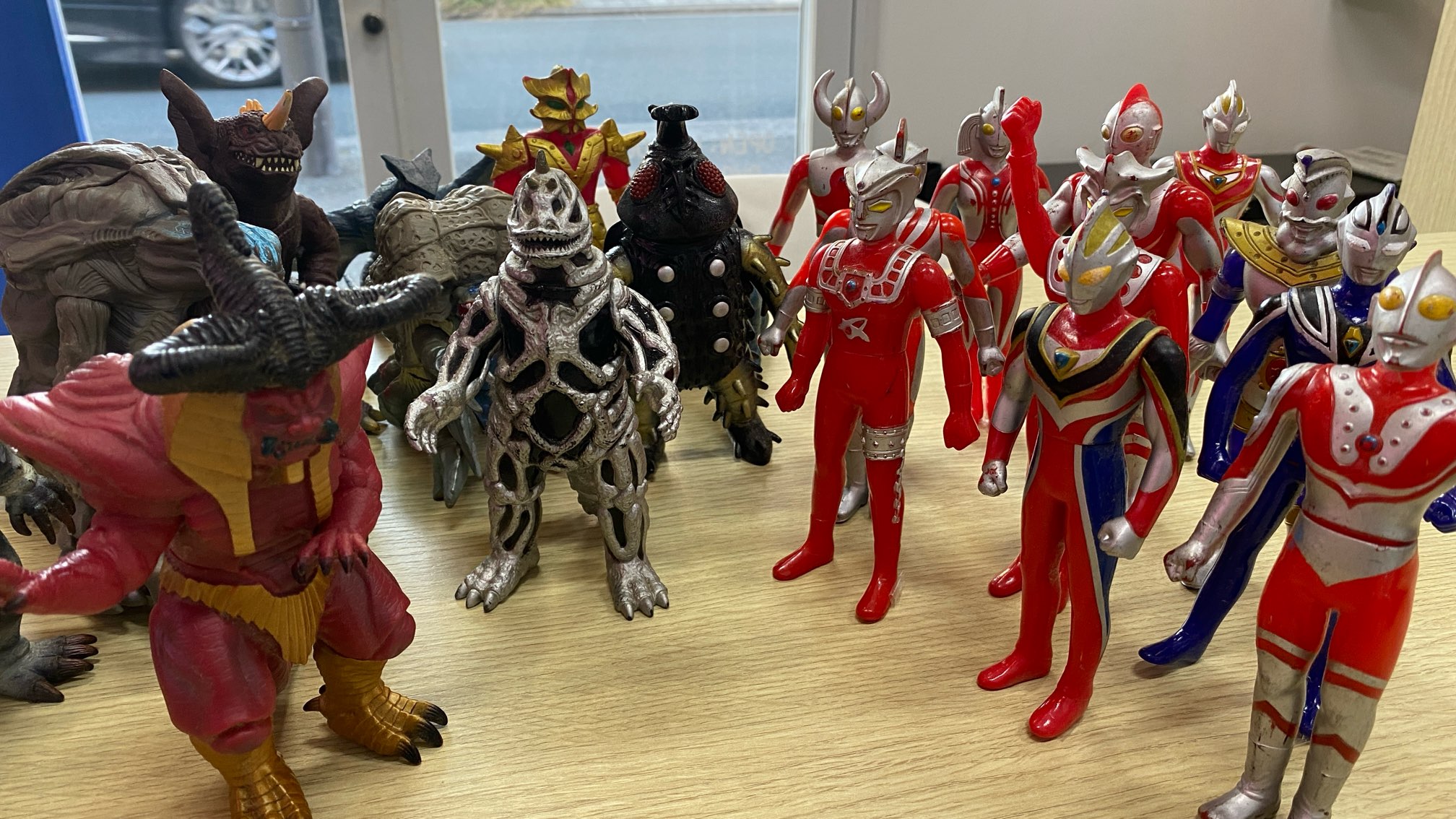 ウルトラマンと怪獣のソフビ（フィギュア）