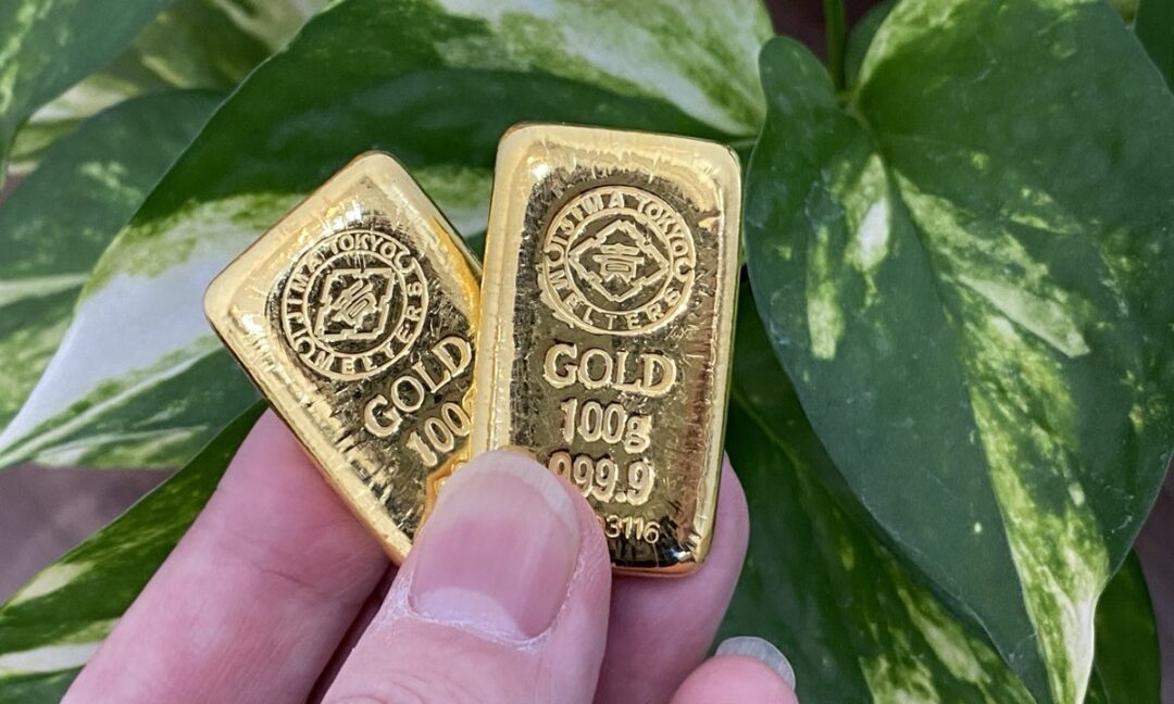 金のインゴット