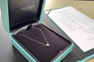 ティファニーのバイザヤードのダイヤのネックレス
